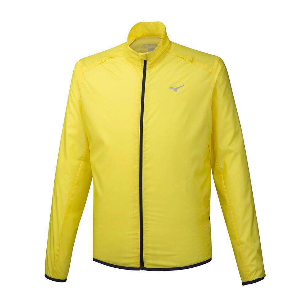 Mizuno Men's Jackets Hineri Pouch Yellow - YFDZTPO-96